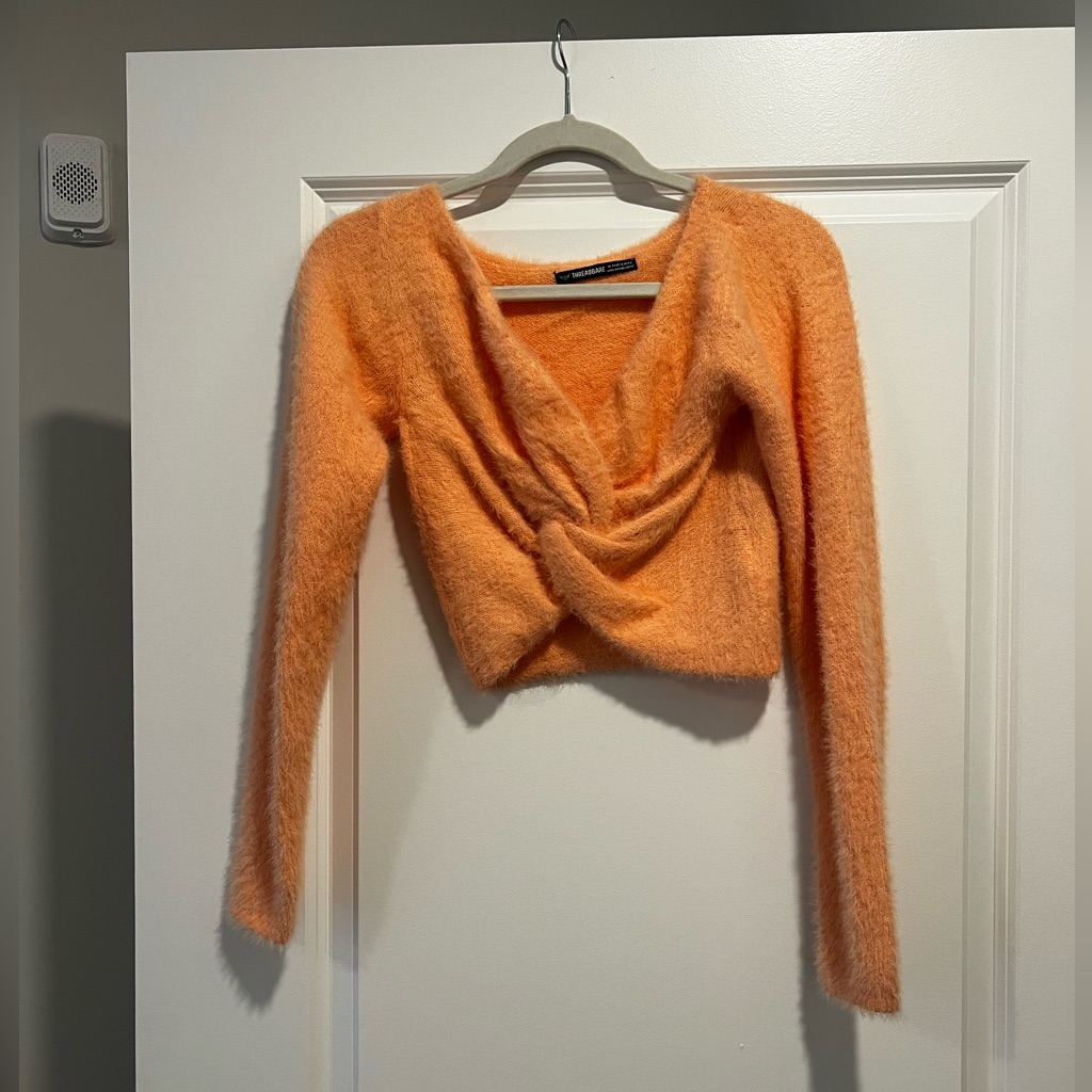 Threadbare Orange Sweater